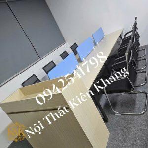 Bàn cụm nhân viên MDF chống ẩm khung sắt - ảnh 6