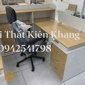 Bàn cụm nhân viên MDF chống ẩm khung sắt - ảnh 11