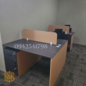 Bàn cụm nhân viên MDF chống ẩm khung sắt - ảnh 13