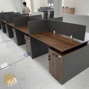 Bàn cụm nhân viên MDF chống ẩm khung sắt - ảnh 25