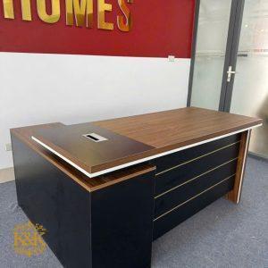 Bàn giám đốc chữ L MDF lõi xanh chống ẩm - Mẫu 01 ảnh 10
