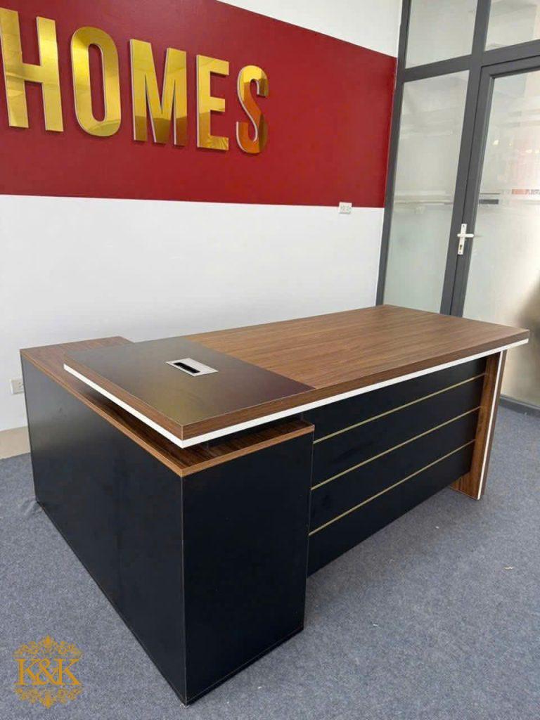 Bàn giám đốc chữ L MDF lõi xanh chống ẩm - Mẫu 01 ảnh 10