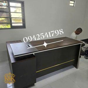 Bàn giám đốc chữ L MDF lõi xanh chống ẩm - Mẫu 01 ảnh 20