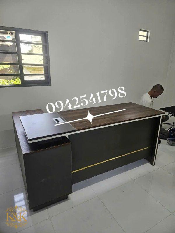 Bàn giám đốc chữ L MDF lõi xanh chống ẩm - Mẫu 01 ảnh 20