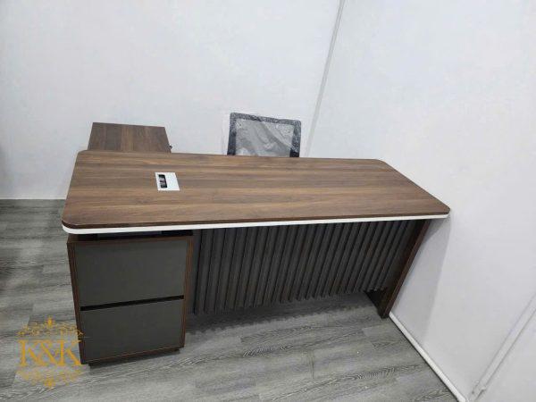 Bàn giám đốc chữ L MDF lõi xanh chống ẩm - Mẫu 01 ảnh 4