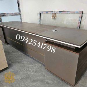 Bàn giám đốc chữ L MDF lõi xanh chống ẩm - Mẫu 01 ảnh 7