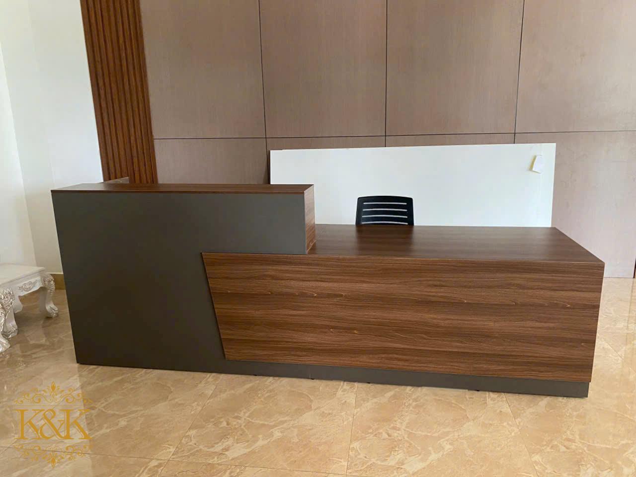 Quầy lễ tân quầy tiếp khách Nội Thất Kiên Khang - ảnh 9