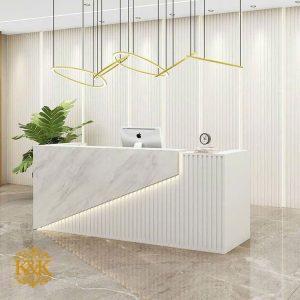 Quầy lễ tân quầy tiếp khách Nội Thất Kiên Khang - ảnh 11