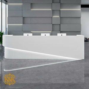 Quầy lễ tân quầy tiếp khách Nội Thất Kiên Khang - ảnh 12