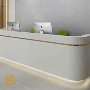Quầy lễ tân quầy tiếp khách Nội Thất Kiên Khang - ảnh 13