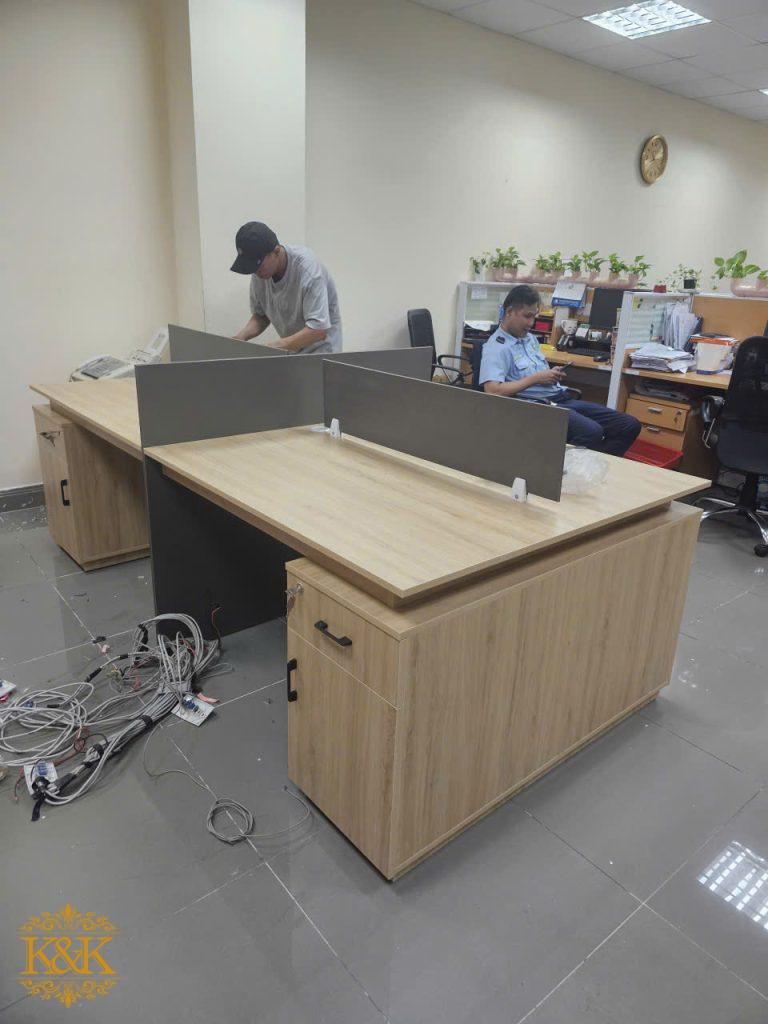 Quầy lễ tân quầy tiếp khách Nội Thất Kiên Khang - ảnh 18