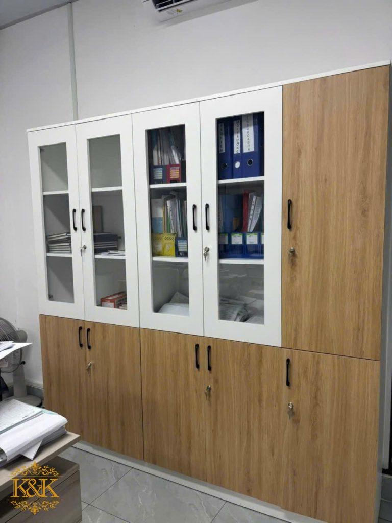Tủ hồ sơ tủ trưng bày MDF chống ẩm nhiều ngăn - ảnh 4